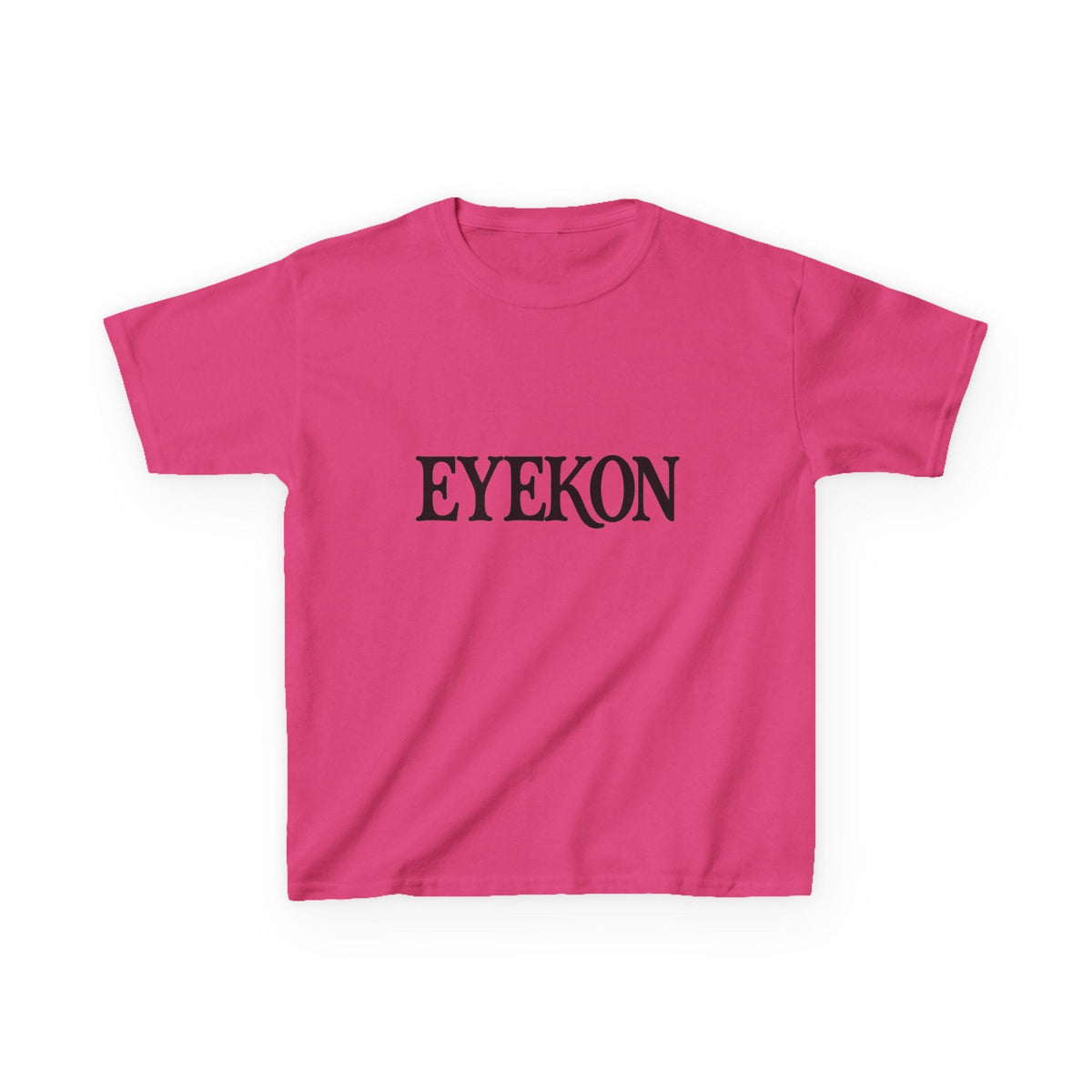 EYEKON Kids Tee | Logo Graphic, Black Text on White, Girl's Gift