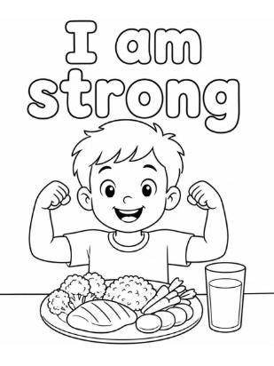 Positive Words of Affirmation for Kids Coloring Book