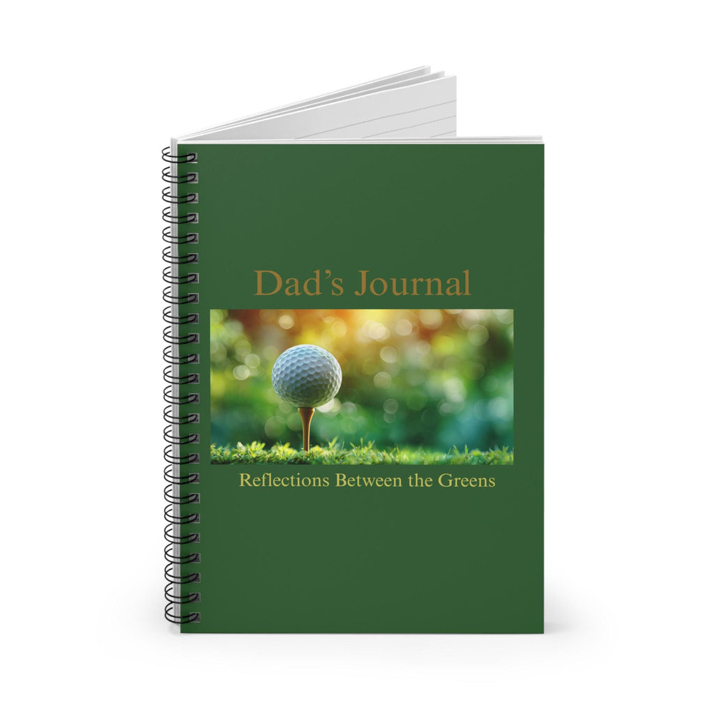 Dad's Golf Journal | Spiral Notebook for Notes & Scorecards