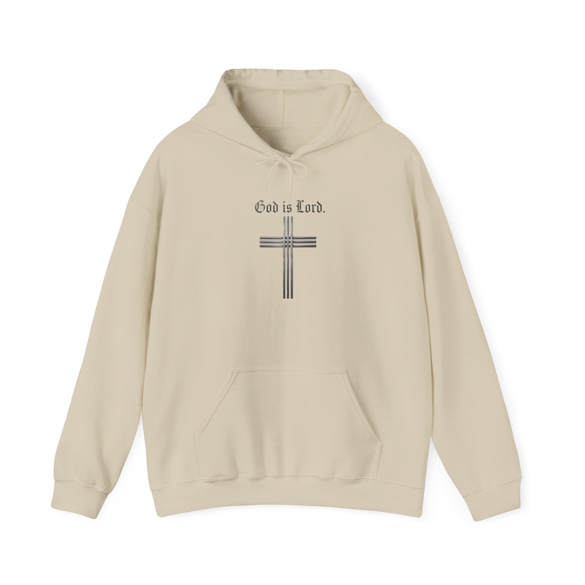 God Is Lord cross design Hoodie | Christian faith sweatshirt, Christian Gift