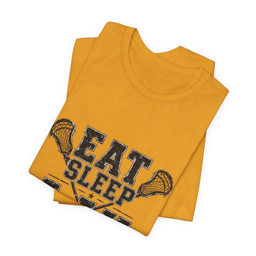 Eat Sleep LAX Repeat Lacrosse Tee, Lacrosse Shirt, Sports Tee, College Tee, High School Sports T-Shirt, Lacrosse Gift