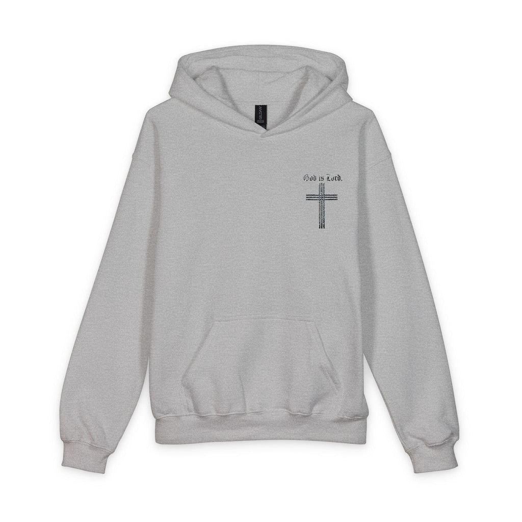 Jesus Cross Youth Hoodie | Small Chest Cross Graphic, Faith Design
