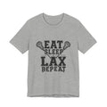 Eat Sleep LAX Repeat Lacrosse Tee, Lacrosse Shirt, Sports Tee, College Tee, High School Sports T-Shirt, Lacrosse Gift