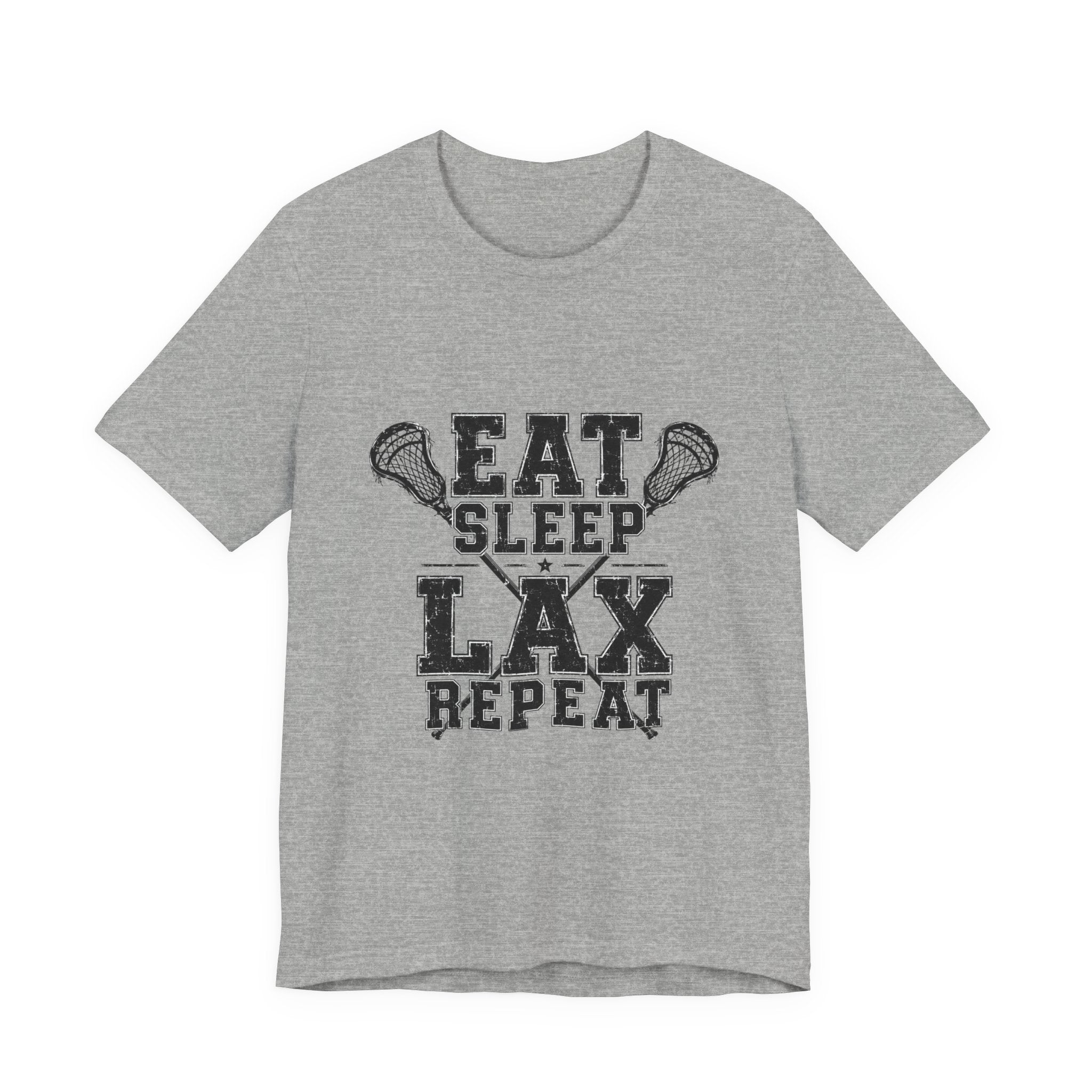 Eat Sleep LAX Repeat Lacrosse Tee, Lacrosse Shirt, Sports Tee, College Tee, High School Sports T-Shirt, Lacrosse Gift