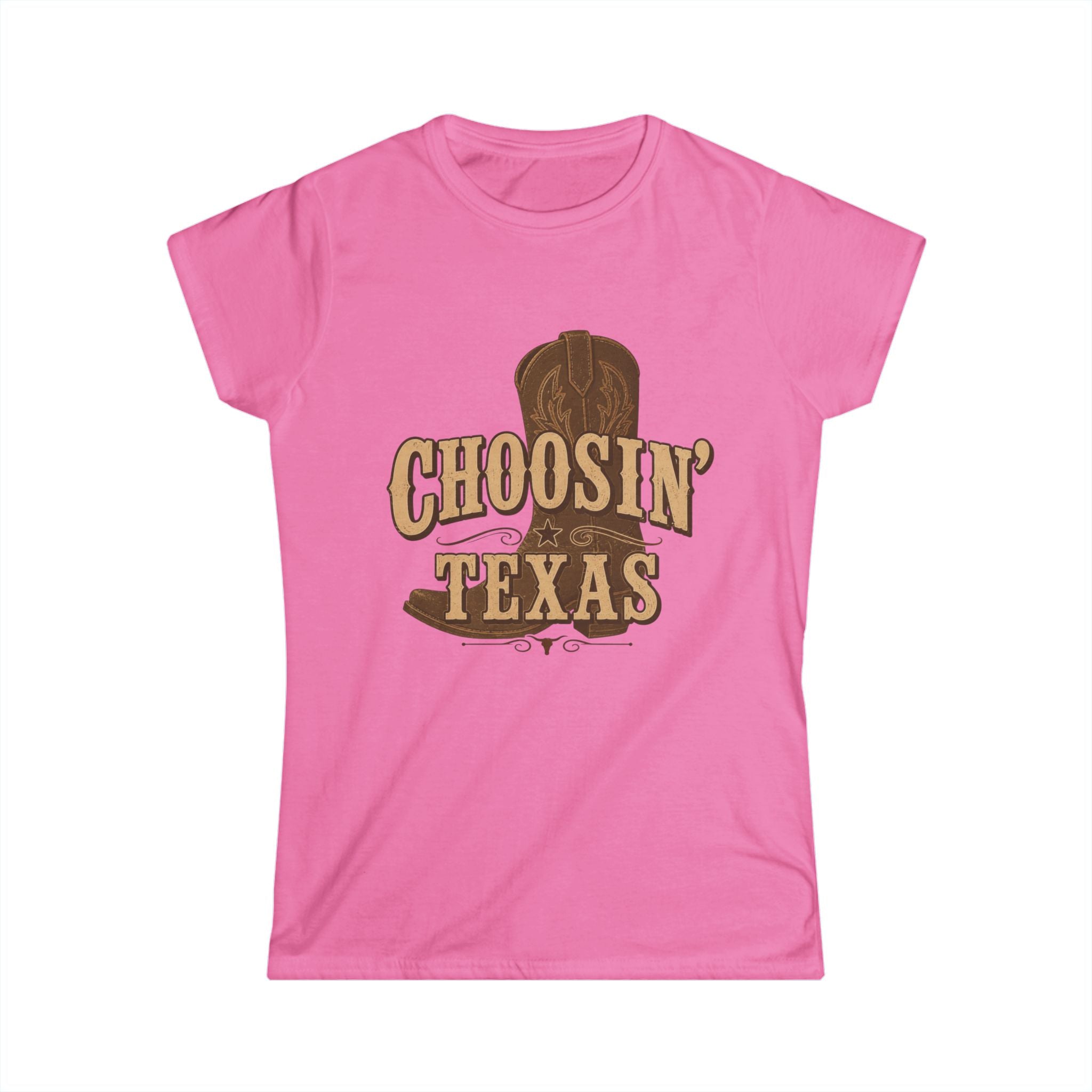 Choosin' Texas Cowboy Boot T-Shirt | Western Texas Pride