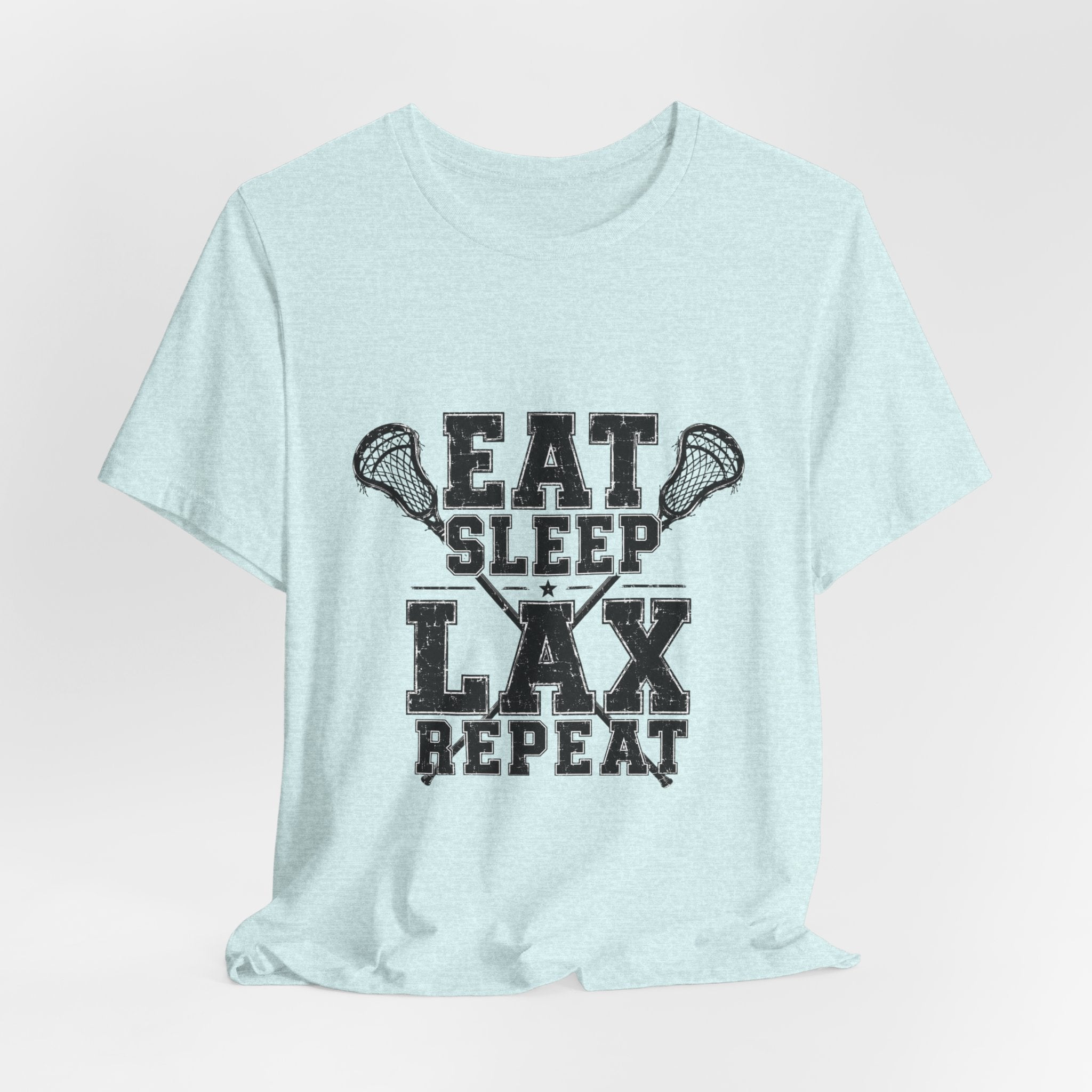Eat Sleep LAX Repeat Lacrosse Tee, Lacrosse Shirt, Sports Tee, College Tee, High School Sports T-Shirt, Lacrosse Gift