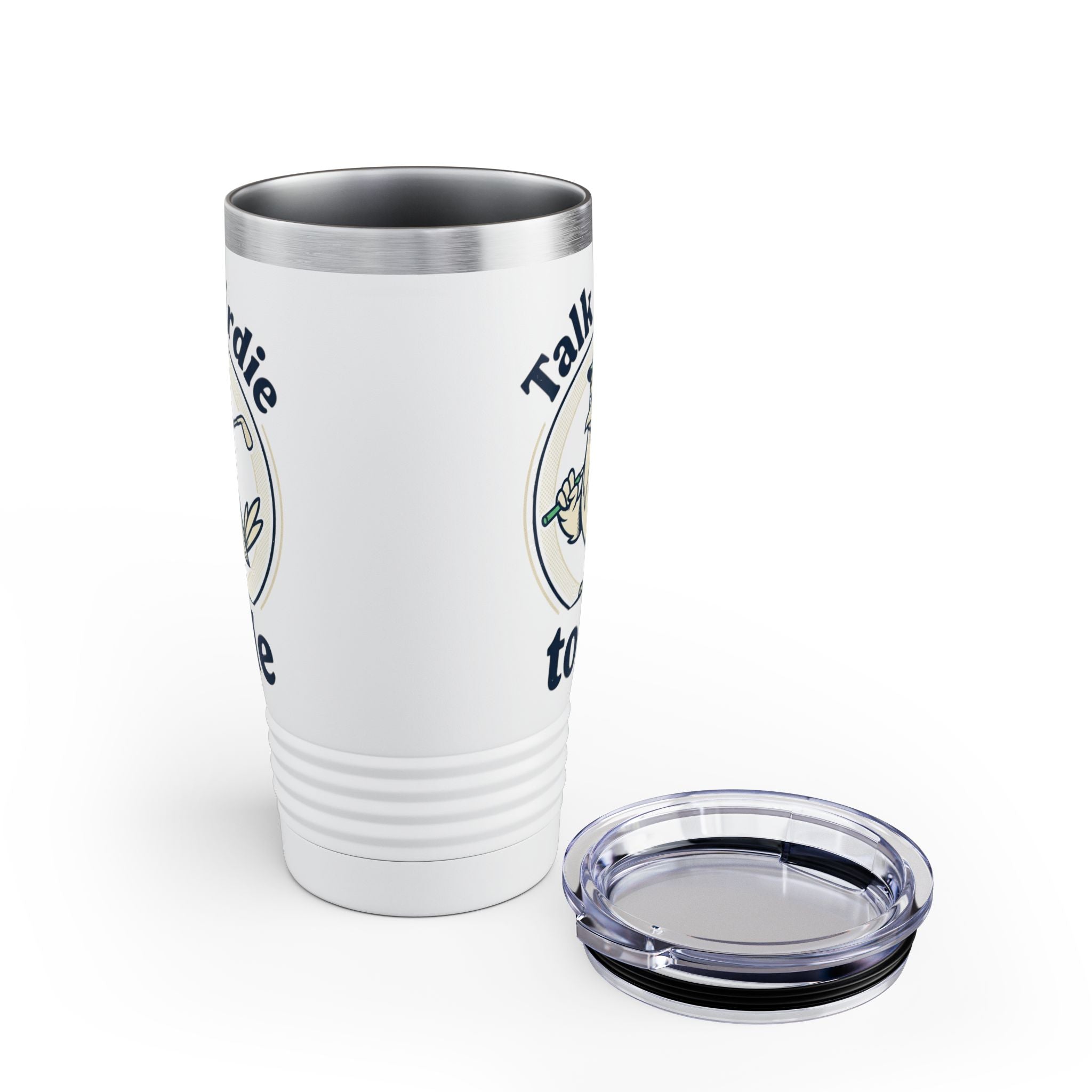 Talk Birdie to Me Tumbler, Golf Tumbler, Golf Lovers Gift, Dad Gift, Mom Gift, 20oz Ringneck Travel Tumbler,