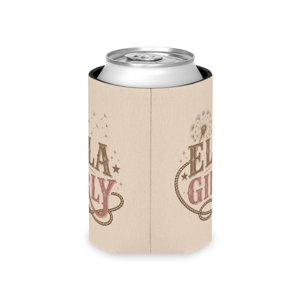 Ella Girly Can Cooler | Dandelion, Rope, Retro Western Typography
