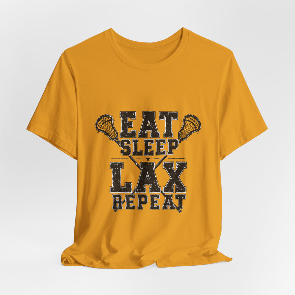 Eat Sleep LAX Repeat Lacrosse Tee, Lacrosse Shirt, Sports Tee, College Tee, High School Sports T-Shirt, Lacrosse Gift