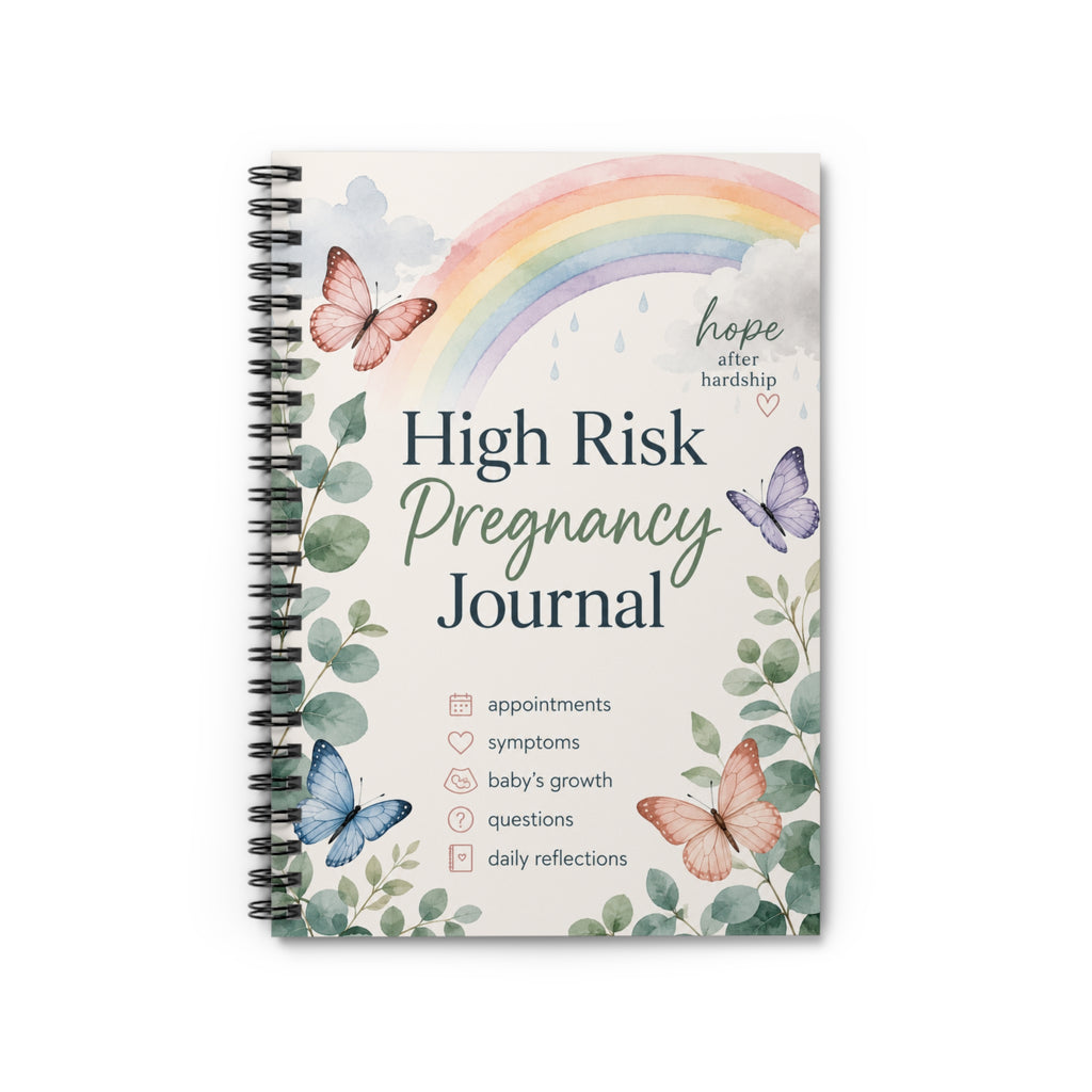 High Risk Pregnancy Journal, Pregnancy Tracker Notebook, Expecting Mom Journal, Pregnancy Support Gift, Spiral Notebook