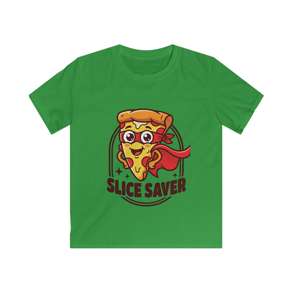 Slice Saver Pizza Superhero Kids Tee | Funny Pizza Slice Design