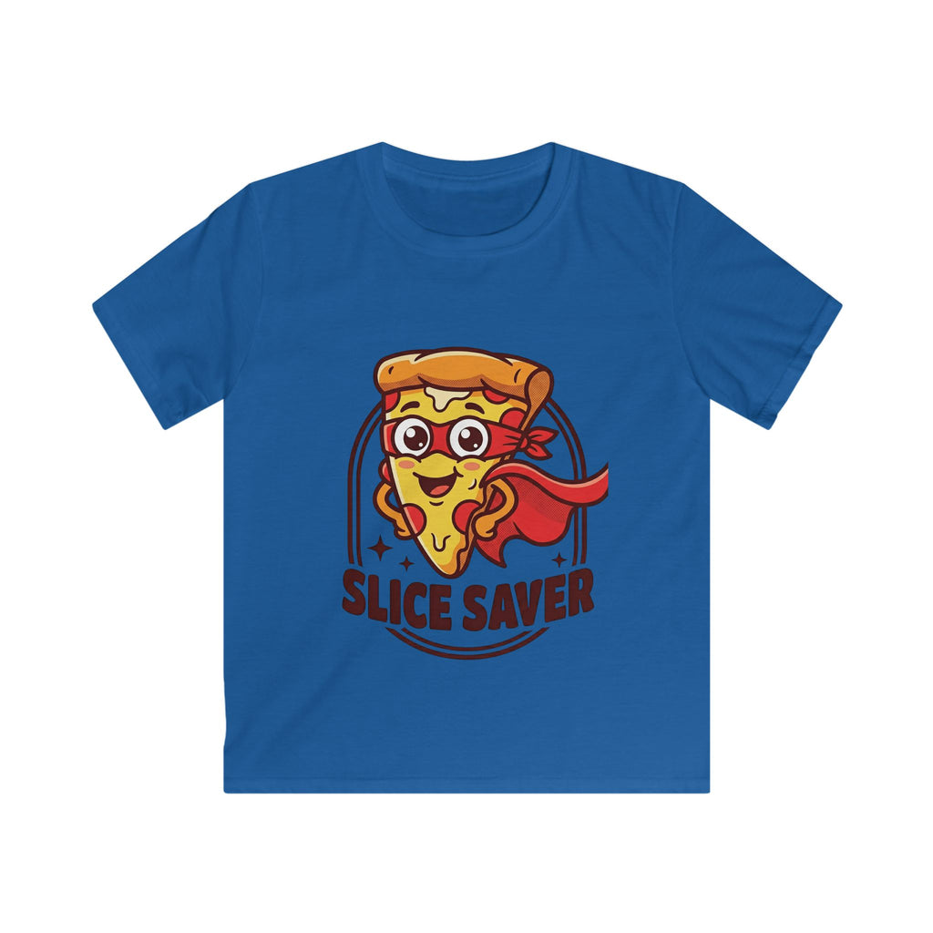 Slice Saver Pizza Superhero Kids Tee | Funny Pizza Slice Design