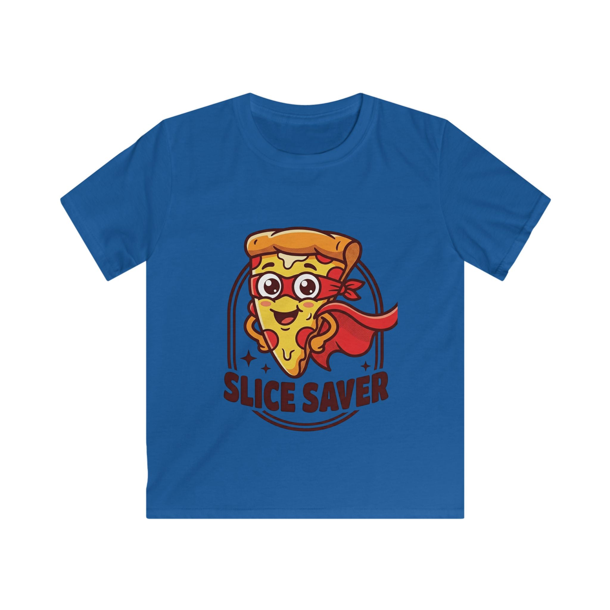 Slice Saver Pizza Superhero Kids Tee | Funny Pizza Slice Design