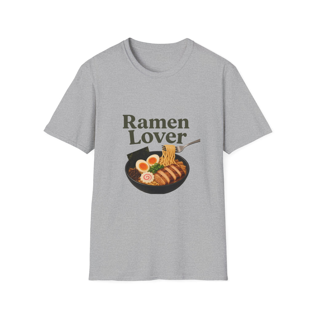Ramen Lover Graphic T-Shirt, Ramen Lovers Gift, Ramen Tee, Bowl of Ramen Illustration