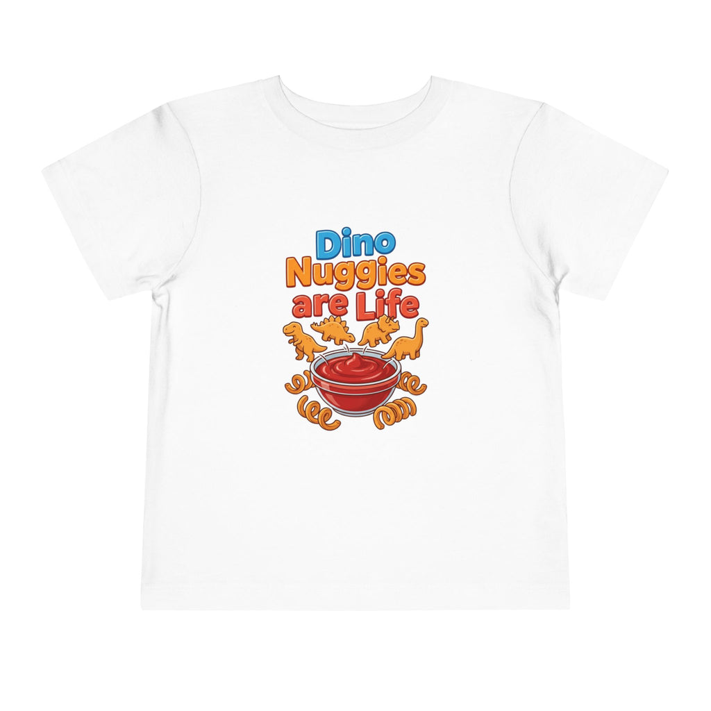 Dino Nuggies are Life Toddler Tee, Dinosaur Nugget Graphic, Dino Nugget Lovers, Toddler Gift, Chicken Nugget Gift