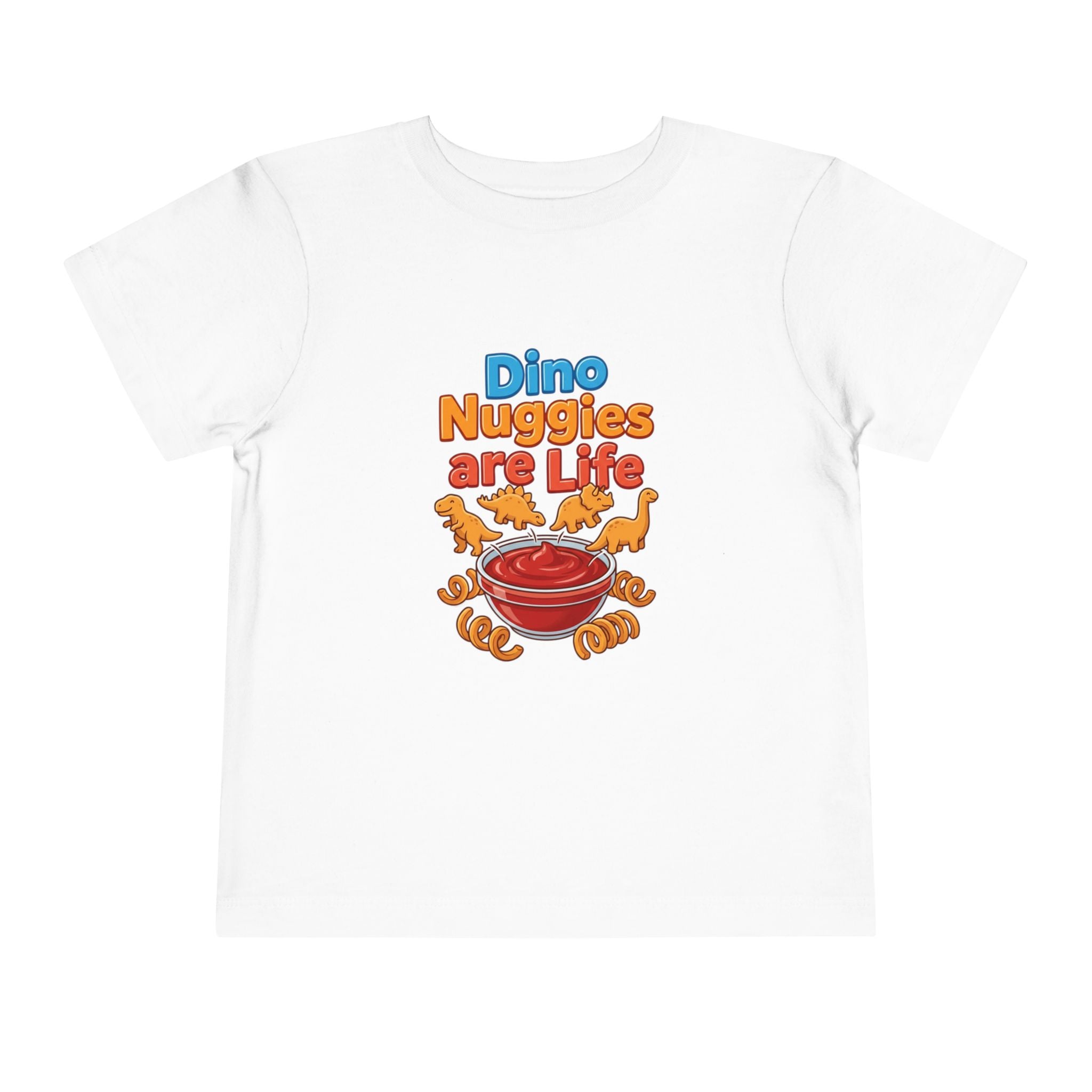 Dino Nuggies are Life Toddler Tee, Dinosaur Nugget Graphic, Dino Nugget Lovers, Toddler Gift, Chicken Nugget Gift