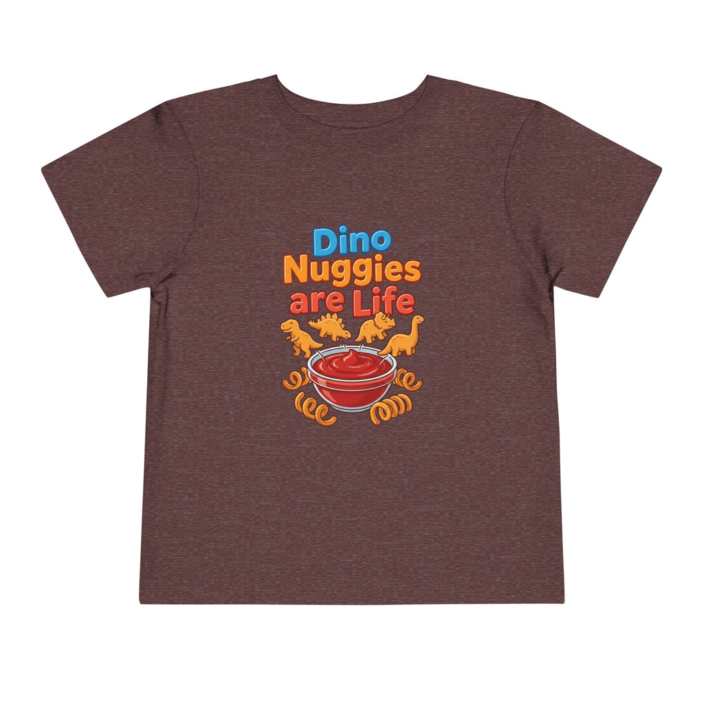 Dino Nuggies are Life Toddler Tee, Dinosaur Nugget Graphic, Dino Nugget Lovers, Toddler Gift, Chicken Nugget Gift
