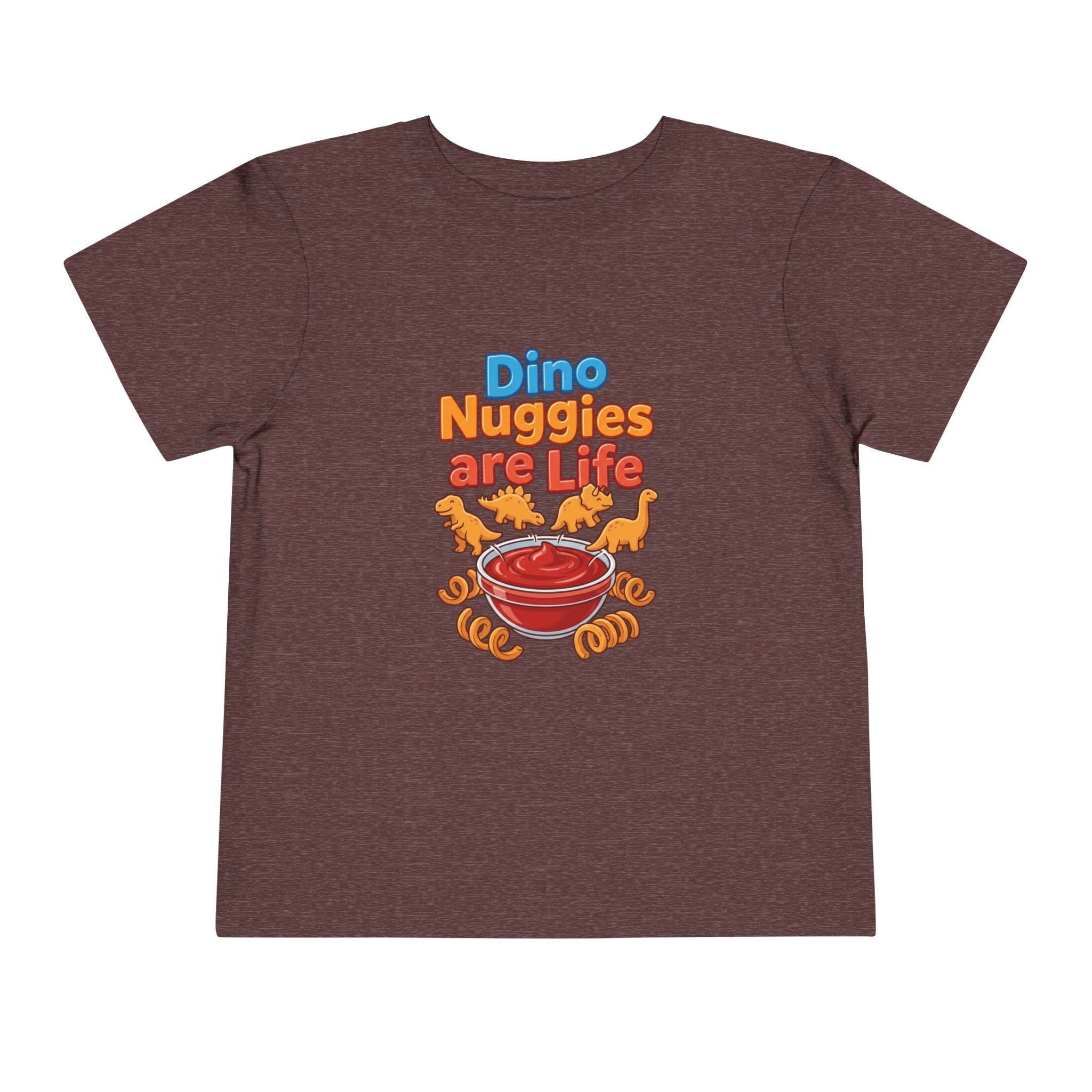 Dino Nuggies are Life Toddler Tee, Dinosaur Nugget Graphic, Dino Nugget Lovers, Toddler Gift, Chicken Nugget Gift