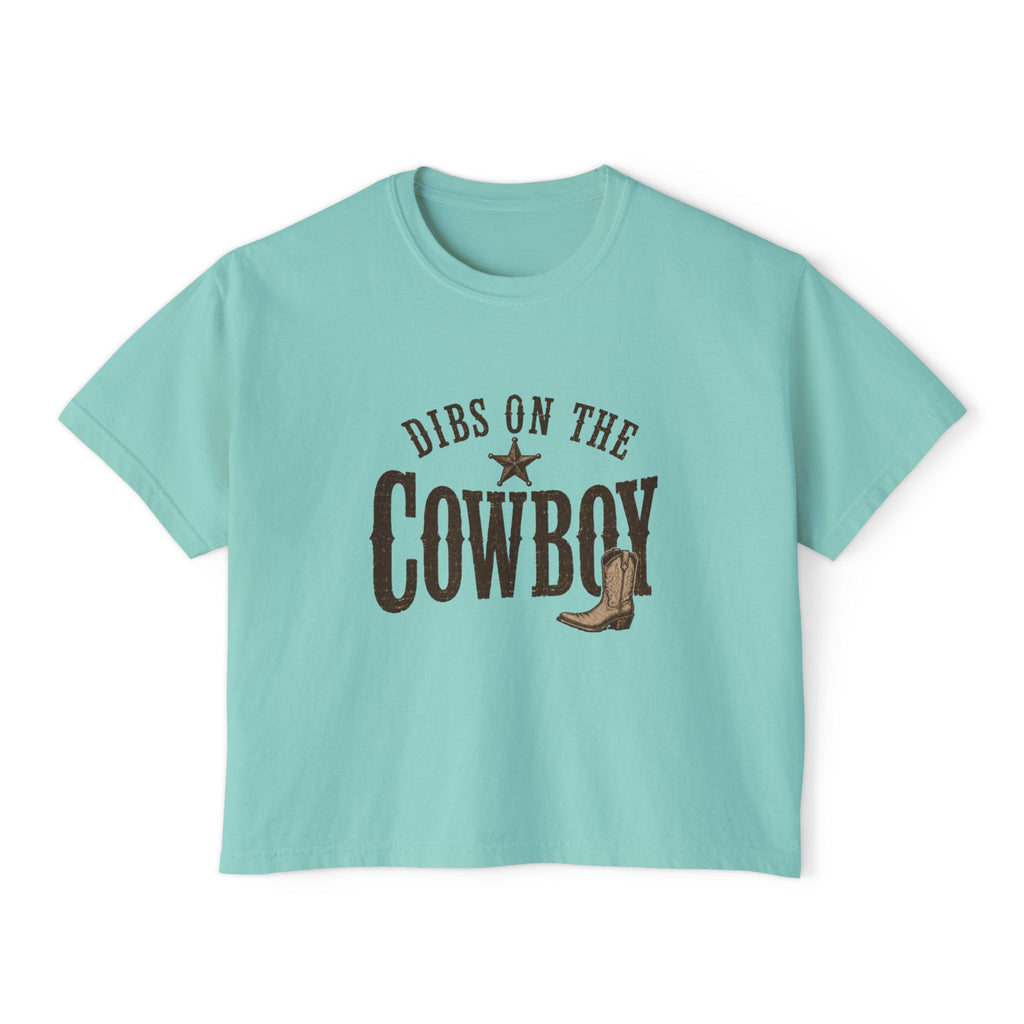 Dibs on the Cowboy Tee | Western boot graphic, star ranch style