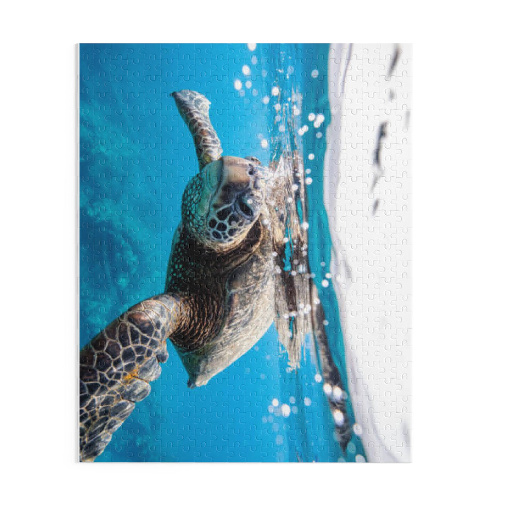 Sea Turtle Puzzle, Beach Puzzle, Turtle Lovers Puzzle, Sea Turtle Gift, Family Game
