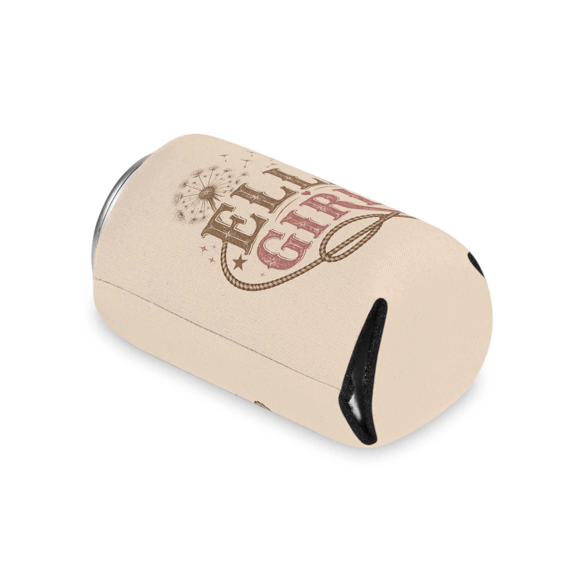 Ella Girly Can Cooler | Dandelion, Rope, Retro Western Typography