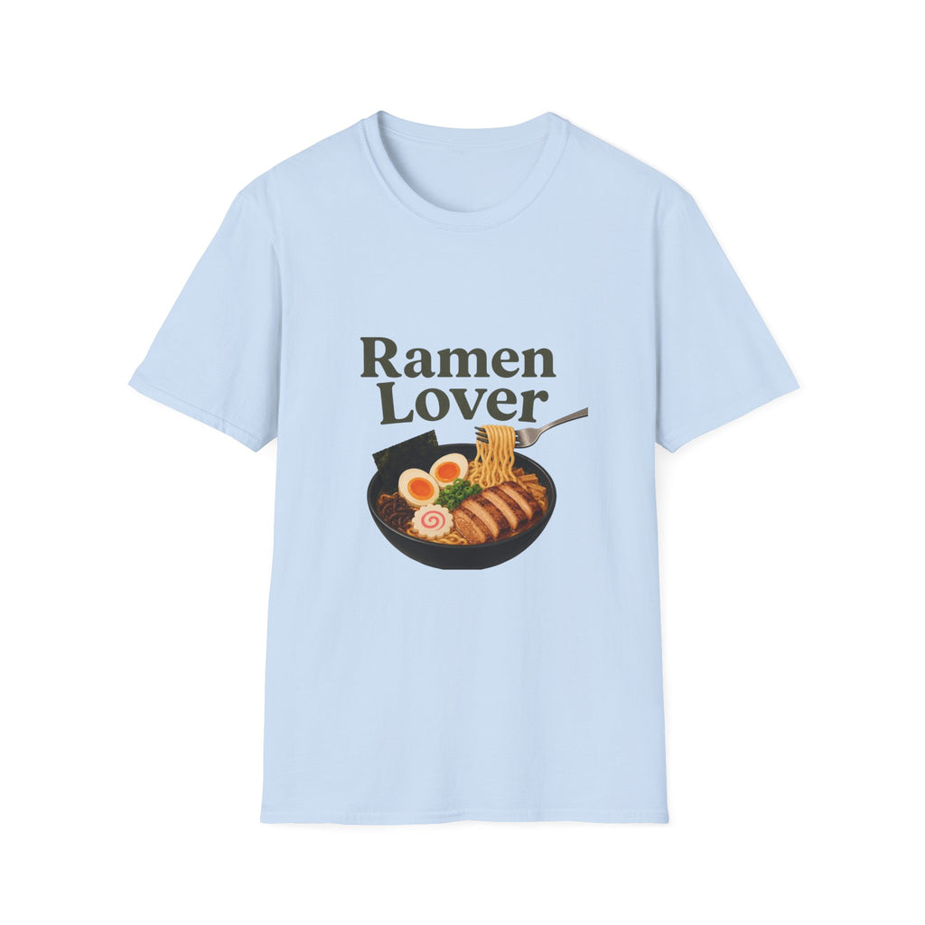 Ramen Lover Graphic T-Shirt, Ramen Lovers Gift, Ramen Tee, Bowl of Ramen Illustration