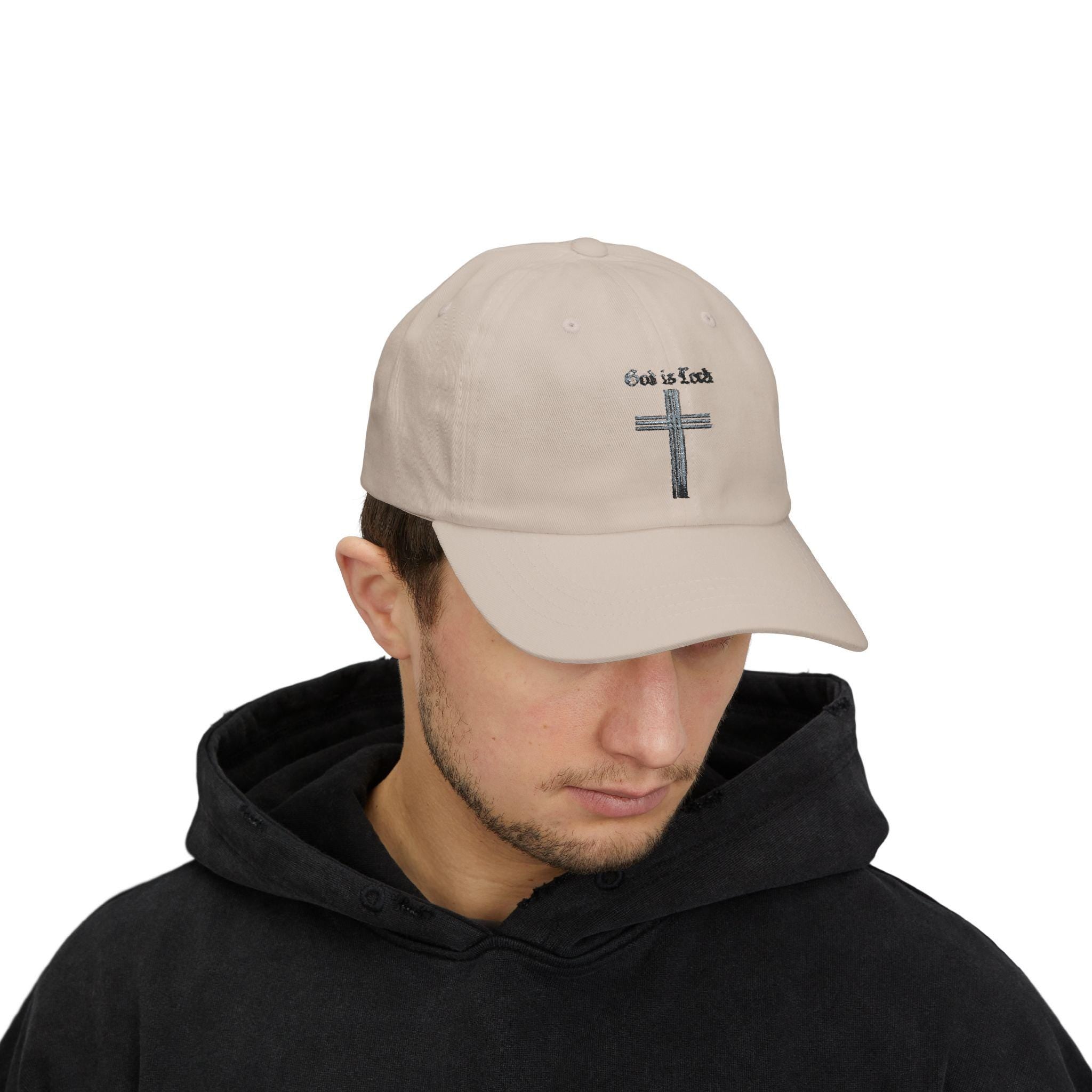God Is Lord cross embroidery Dad Cap | Christian baseball hat, Christian Gift, Faith Hat