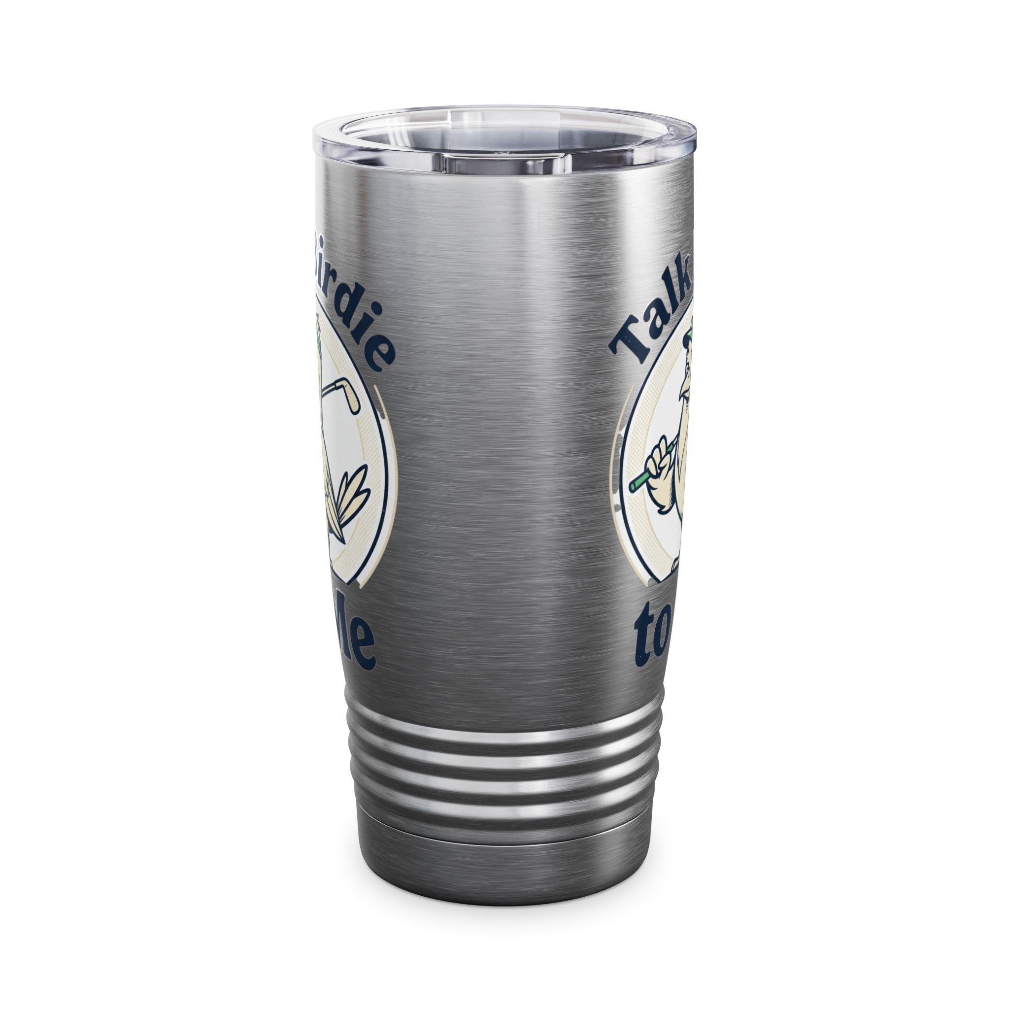 Talk Birdie to Me Tumbler, Golf Tumbler, Golf Lovers Gift, Dad Gift, Mom Gift, 20oz Ringneck Travel Tumbler,