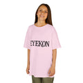 EYEKON Kids Tee | Logo Graphic, Black Text on White, Girl's Gift