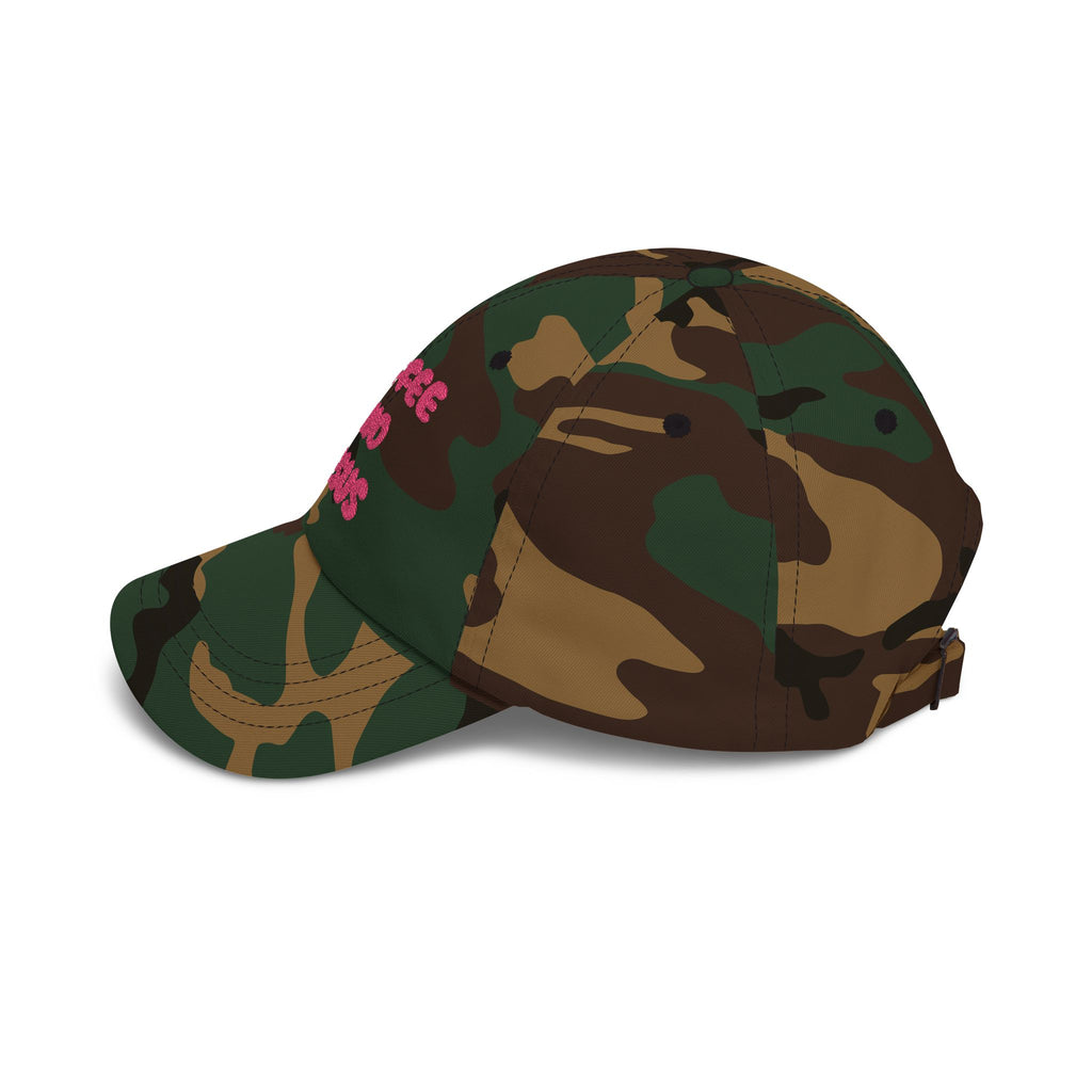 Coffee and Jesus Dad Cap | Christian Hat, Embroidered Script