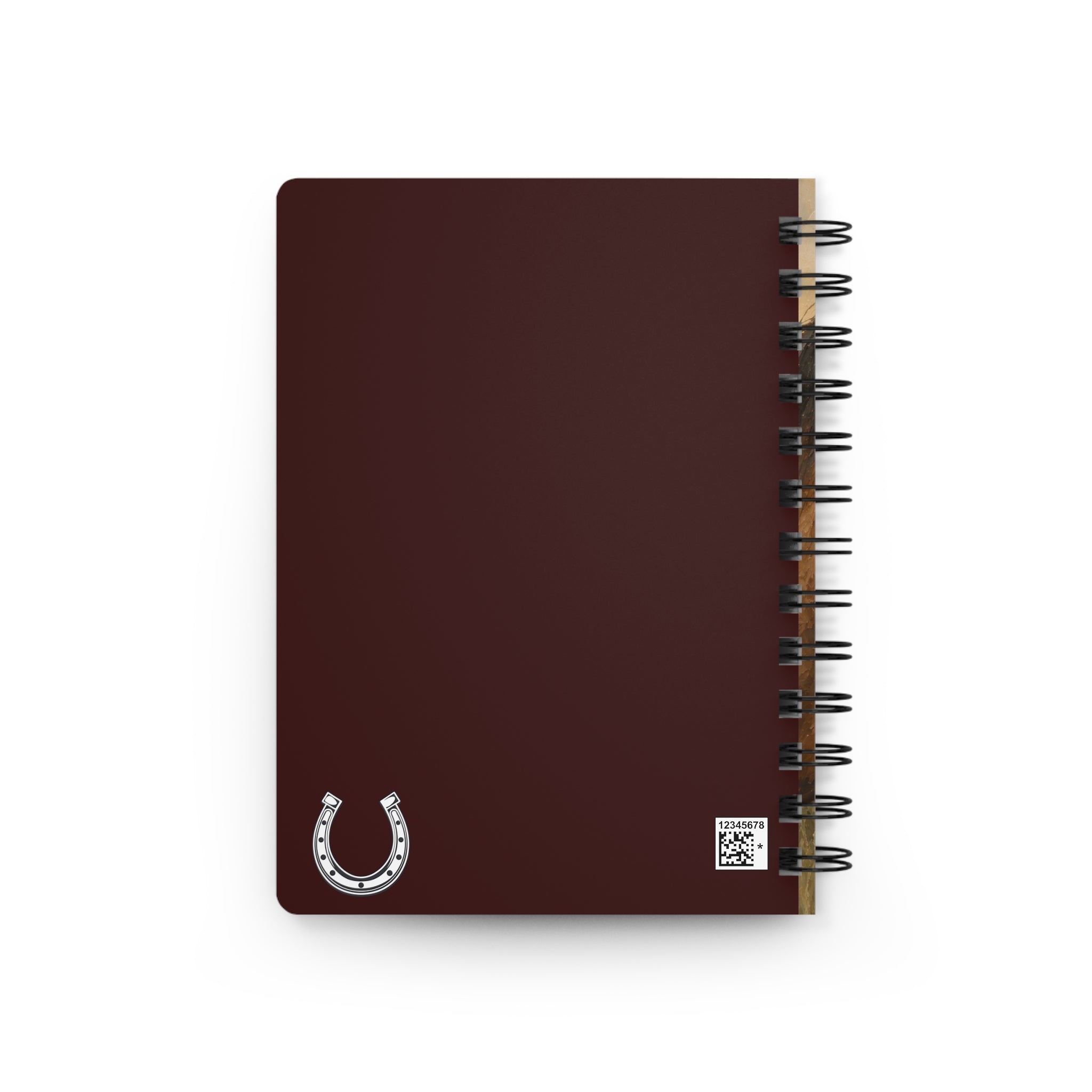 Horse Lover Spiral Journal, Cowgirl Notebook, Equestrian Lined Journal, Western Notebook