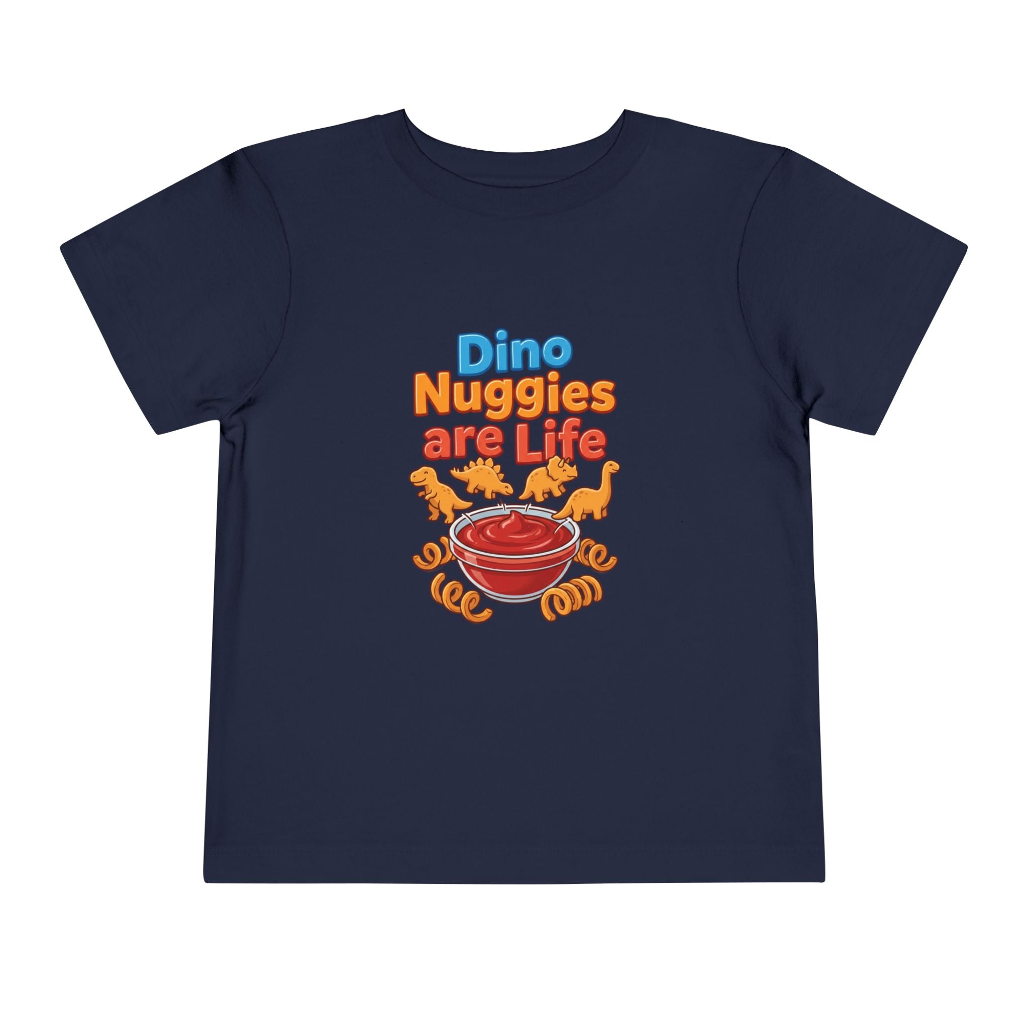 Dino Nuggies are Life Toddler Tee, Dinosaur Nugget Graphic, Dino Nugget Lovers, Toddler Gift, Chicken Nugget Gift
