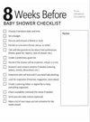 Baby Shower Planner Printable | 54 Page Baby Shower Games & Planning Checklist | Party Organizer, Guest List, Food, Decor and Registry