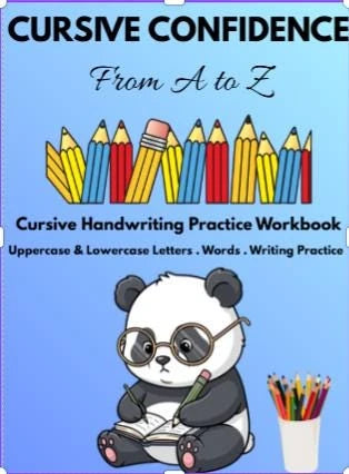 Cursive Handwriting Practice Workbook A–Z | Lowercase Letter Tracing, Words & Writing Practice | 26 Alphabet Worksheets