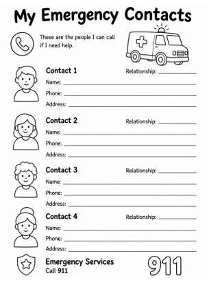 Healthcare Life Skills for Kids and Teens | Health Activities, Reading & Worksheets | 50 Pages