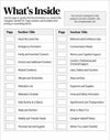 Caregiver Handoff Kit Printable | Ready for You Caregiver Binder | Emergency & Daily Care Information | Caregiver Planner PDF