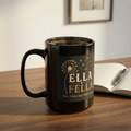 Ella Fella Mug,  Dandelion mug 15oz, Husband and Wife Gift, Anniversary Gift, Country Music Lover