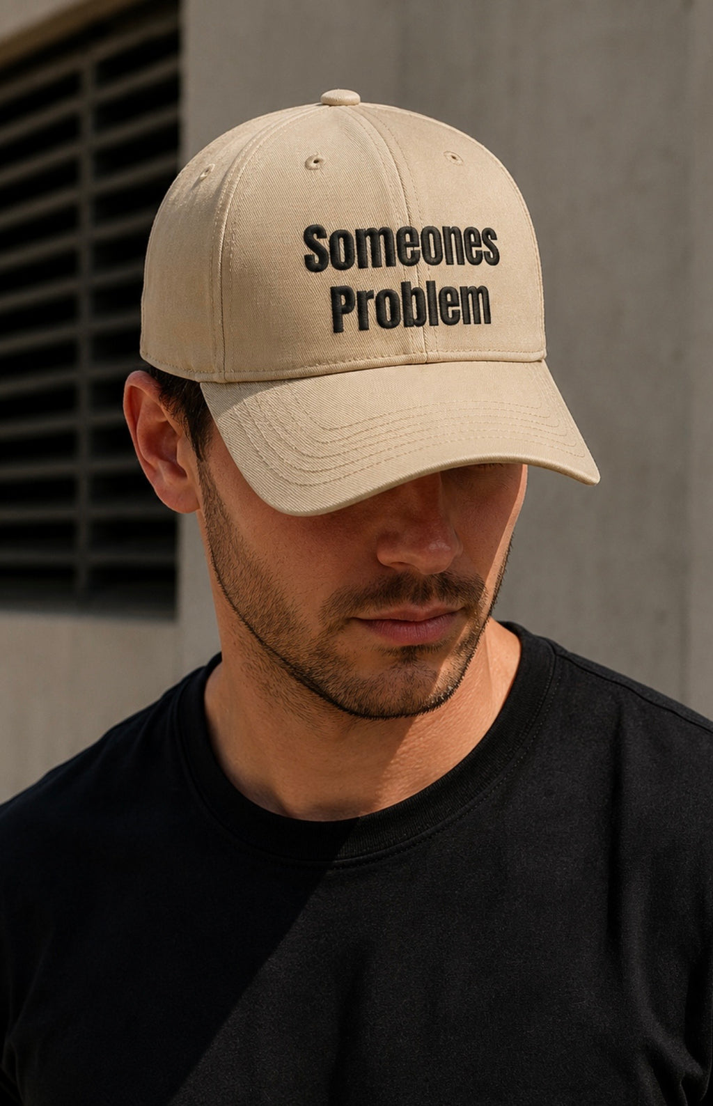 Icon Cap, Someones Problem Embroidered Hat, Funny Hat, Unisex Hat, Funny Hat Gift