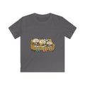 Cartoon Burger Family on Couch Tee | Kids graphic shirt, cute food characters