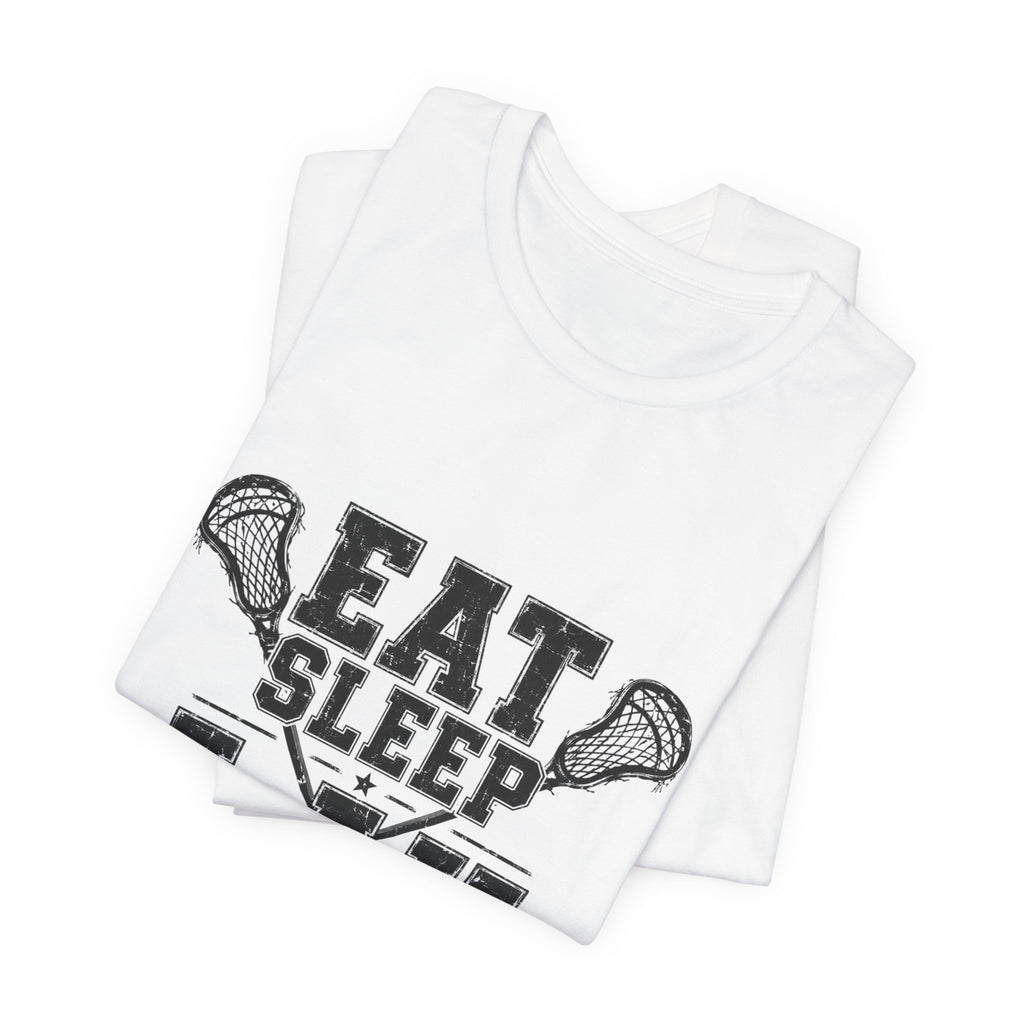 Eat Sleep LAX Repeat Lacrosse Tee, Lacrosse Shirt, Sports Tee, College Tee, High School Sports T-Shirt, Lacrosse Gift