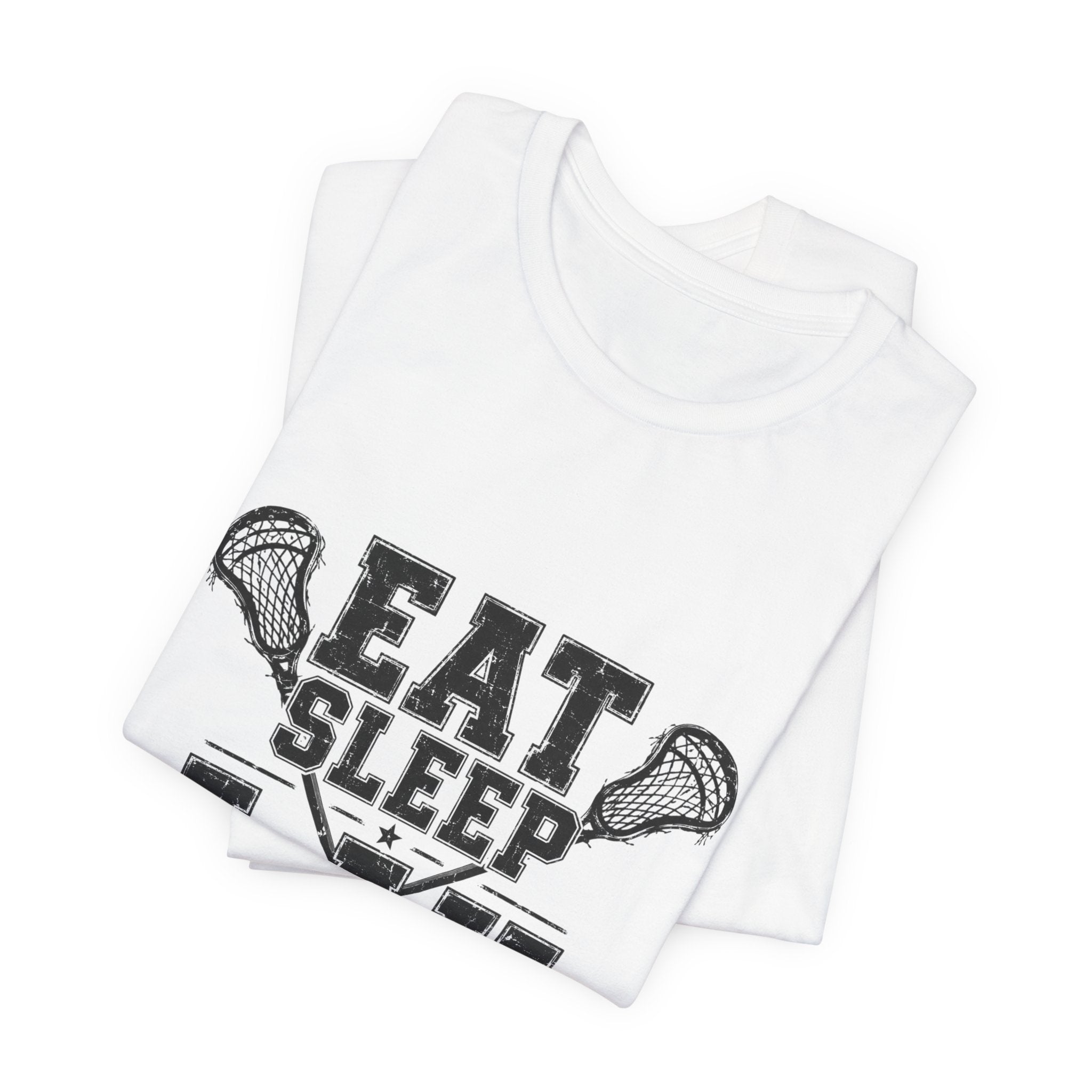 Eat Sleep LAX Repeat Lacrosse Tee, Lacrosse Shirt, Sports Tee, College Tee, High School Sports T-Shirt, Lacrosse Gift