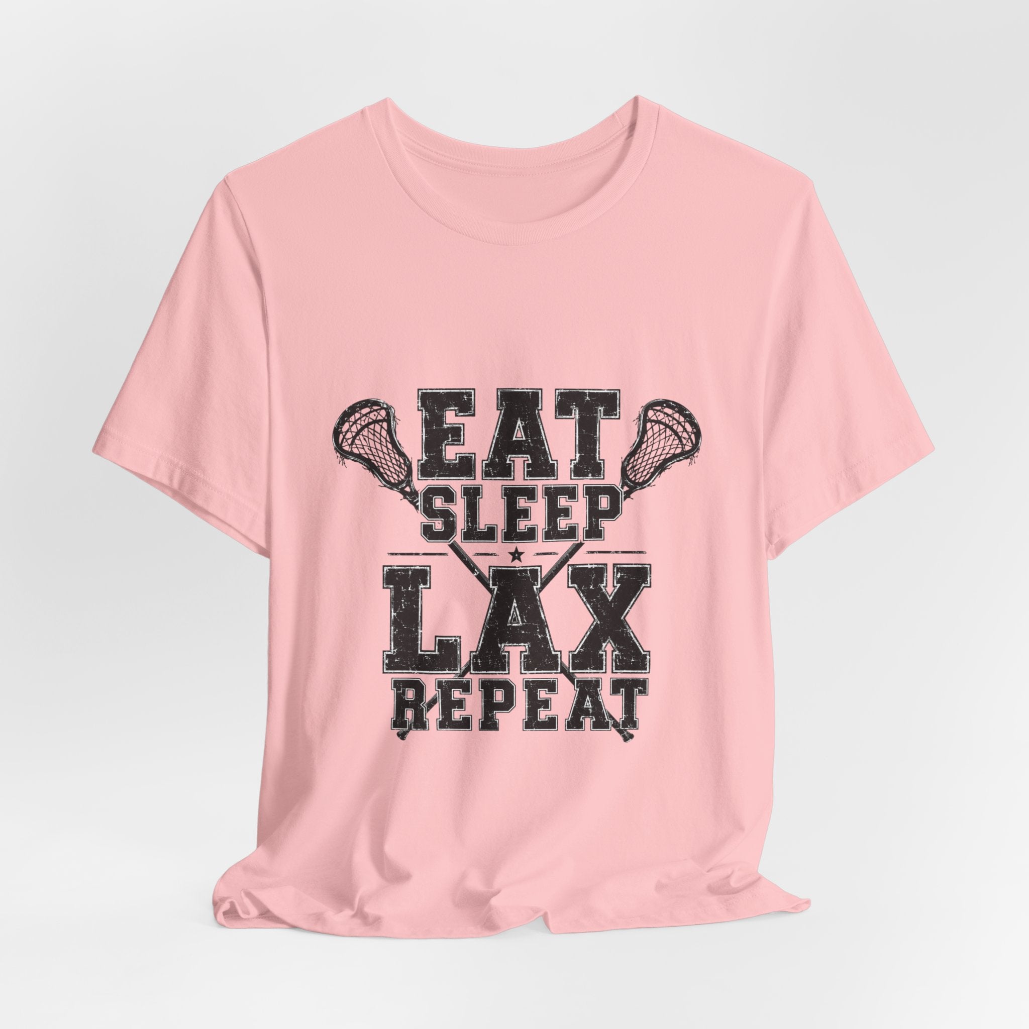 Eat Sleep LAX Repeat Lacrosse Tee, Lacrosse Shirt, Sports Tee, College Tee, High School Sports T-Shirt, Lacrosse Gift
