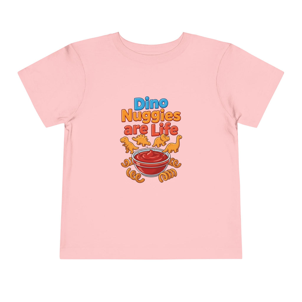 Dino Nuggies are Life Toddler Tee, Dinosaur Nugget Graphic, Dino Nugget Lovers, Toddler Gift, Chicken Nugget Gift