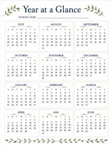 Printable Homeschool Planner PDF