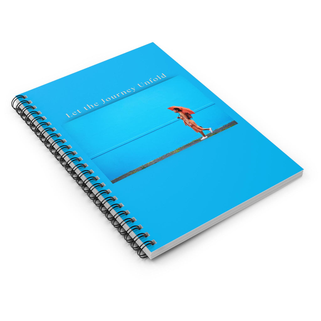 Let the Journey Unfold notebook | Spiral notebook, ruled lined journal