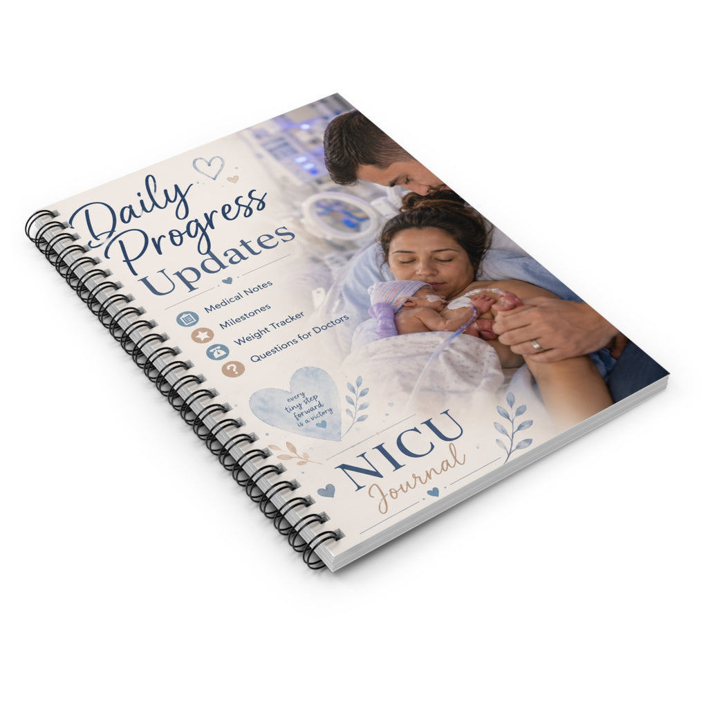 NICU Baby Journal, NICU Daily Progress Tracker, Neonatal Intensive Care Notebook, NICU Parent Gift, Hospital Stay Journal