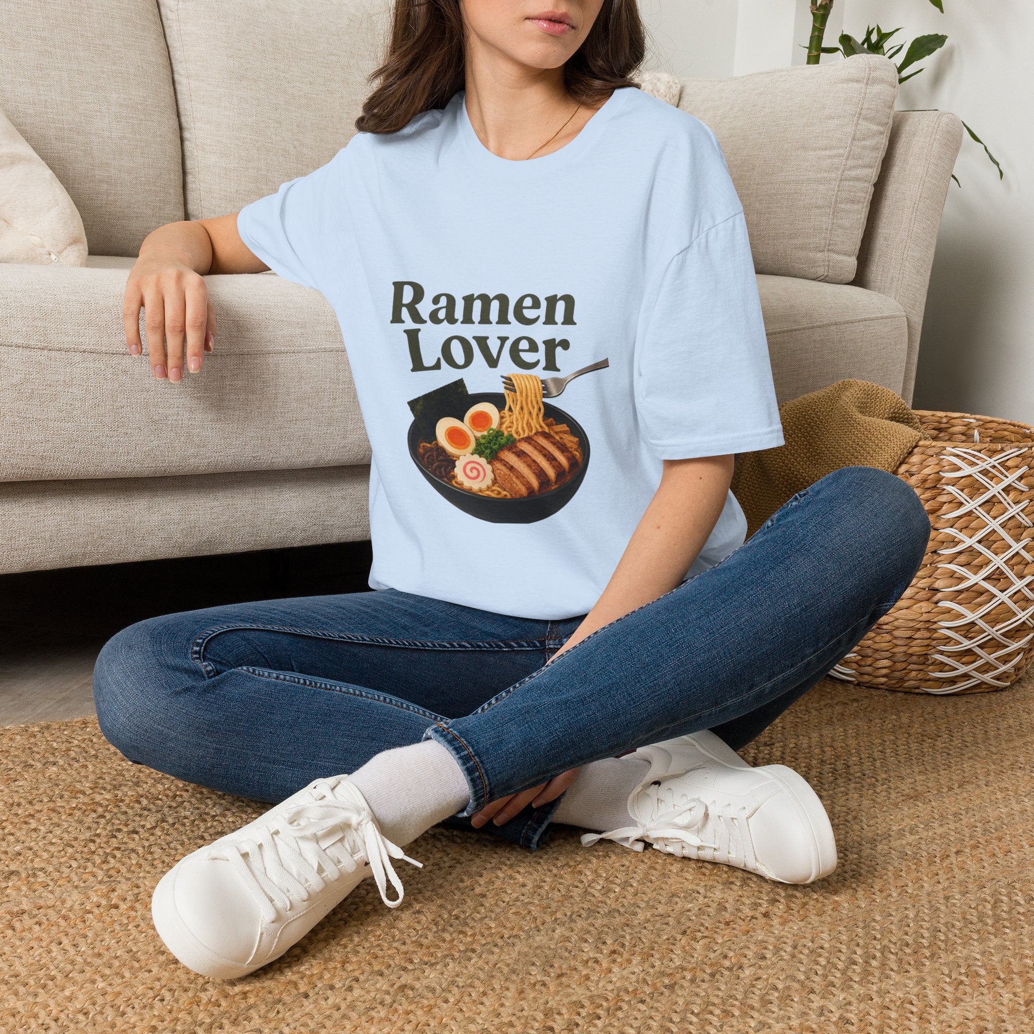 Ramen Lover Graphic T-Shirt, Ramen Lovers Gift, Ramen Tee, Bowl of Ramen Illustration