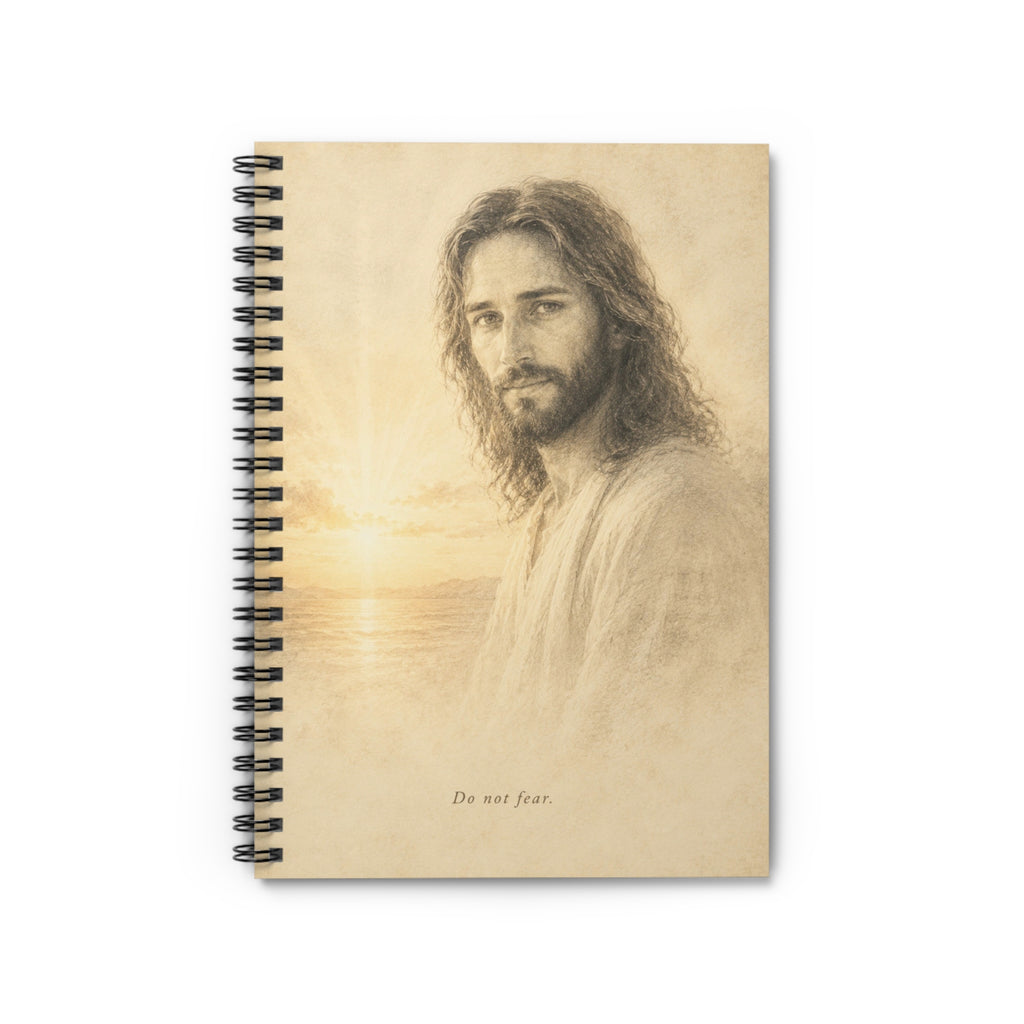 'Do Not Fear' Inspirational Journal, Faith Spiral Notebook, Christian Journal, Faith Journal, Christ Follower Notebook