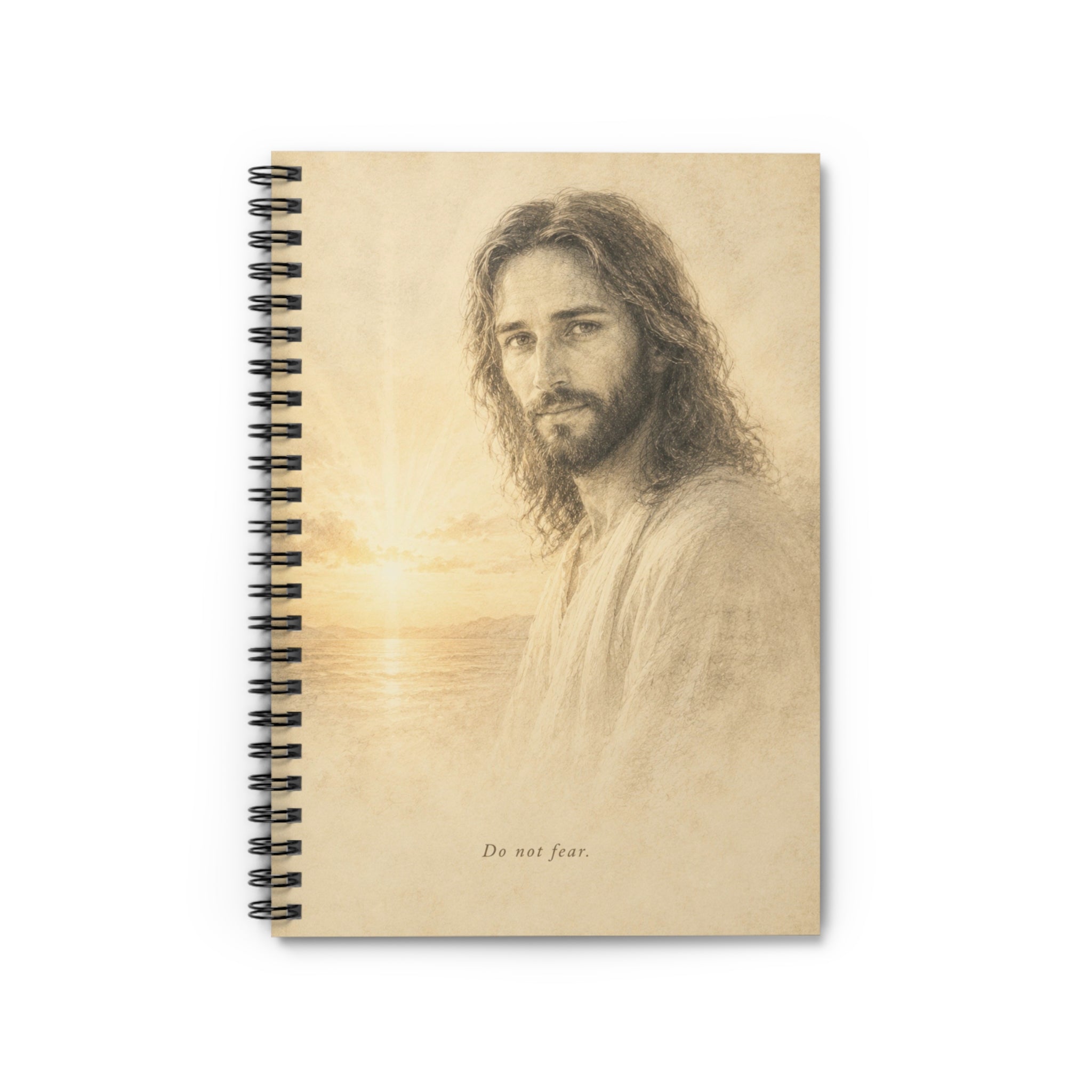 'Do Not Fear' Inspirational Journal, Faith Spiral Notebook, Christian Journal, Faith Journal, Christ Follower Notebook
