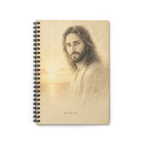 'Do Not Fear' Inspirational Journal, Faith Spiral Notebook, Christian Journal, Faith Journal, Christ Follower Notebook